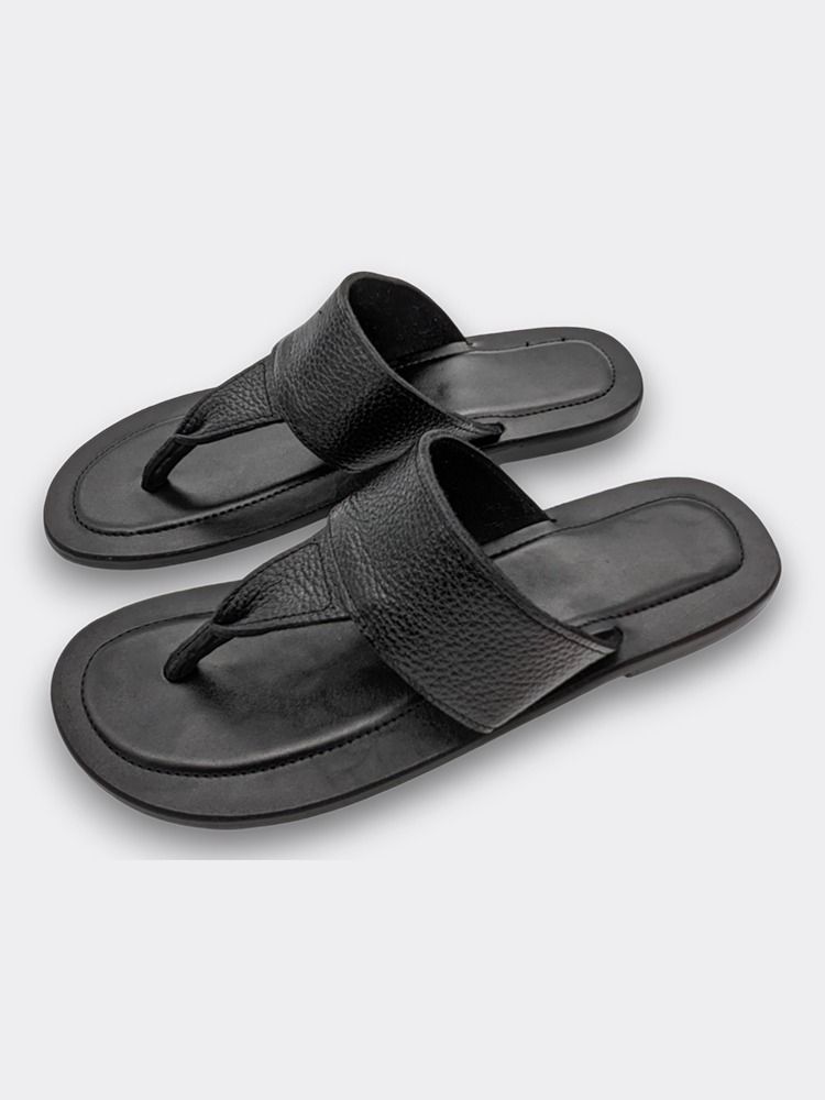 Ebony Prestige - African Leather Sandals for Men