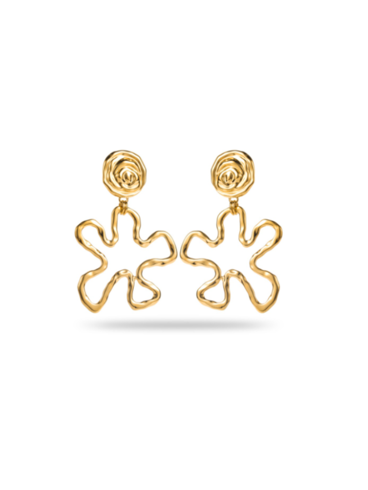 Boucles d'oreilles FLEUR