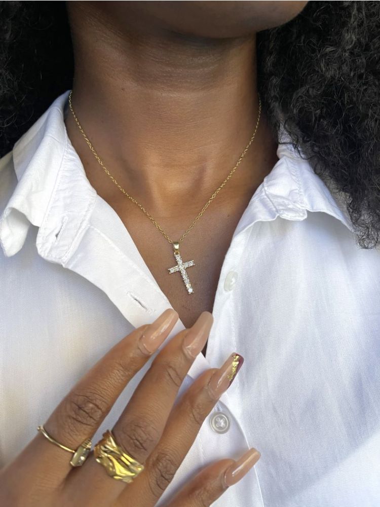 Collier inoxydable CROIX