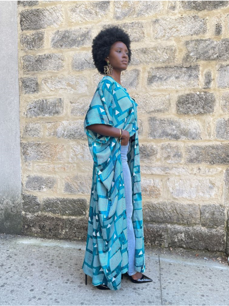 Kimono en satin YADAH